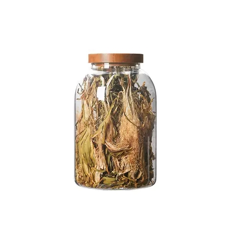 批发制造商玻璃储存罐密封茶咖啡豆罐食品储存容器带盖